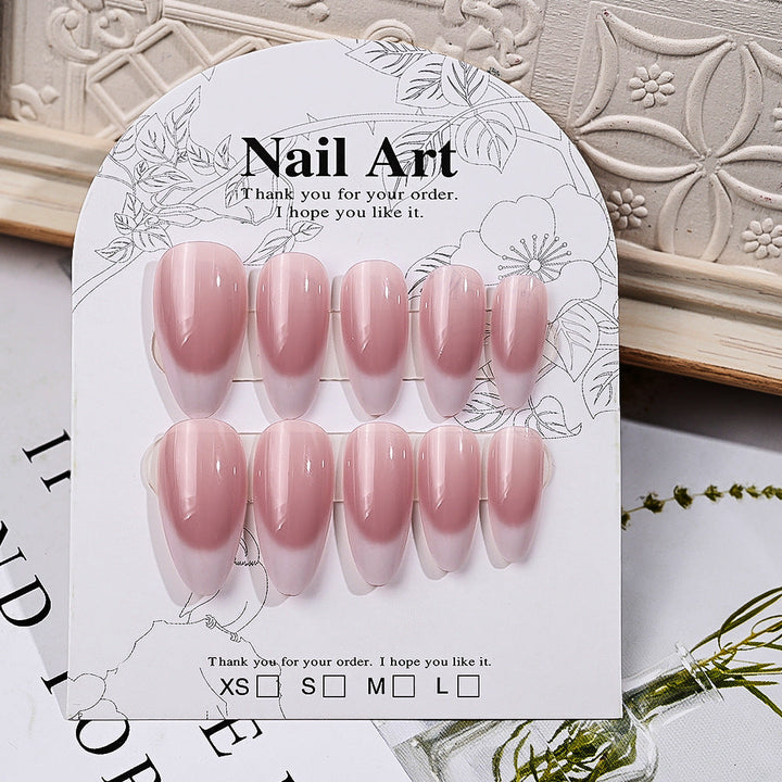 Elegant French Tip Press-On Nail Tips Kalsten