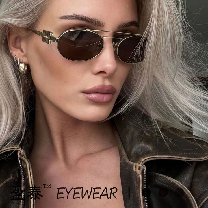 Women’s fashionable glasses with elegant metal frame and unique design Kalsten