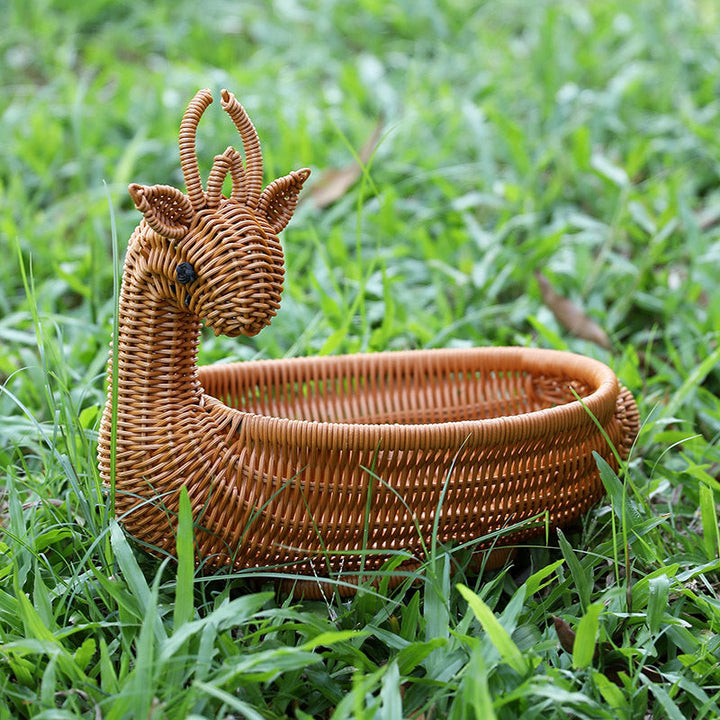 Decorative Woven Duck-Shaped Storage Basket Kalsten