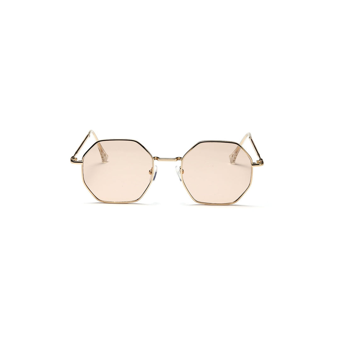 Women's octagonal sunglasses with elegant metal accents Kalsten