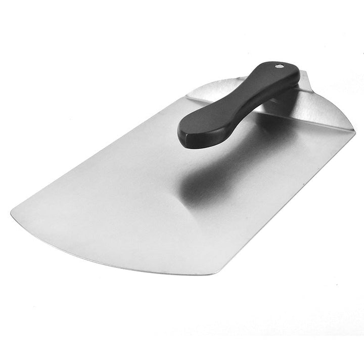 large stainless steel flat spatula pancake turner with ergonomic molded handle Kalsten