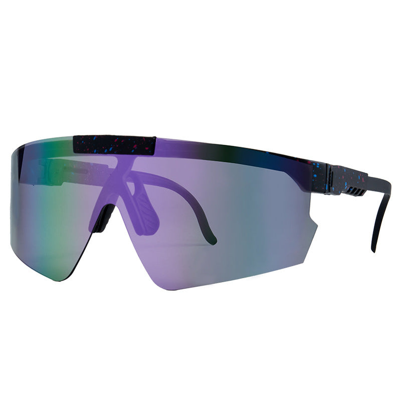 Unisex Futuristic Oversized Shield Sunglasses Kalsten