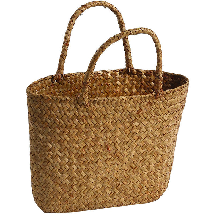 Unisex Handwoven Shopping Basket Kalsten