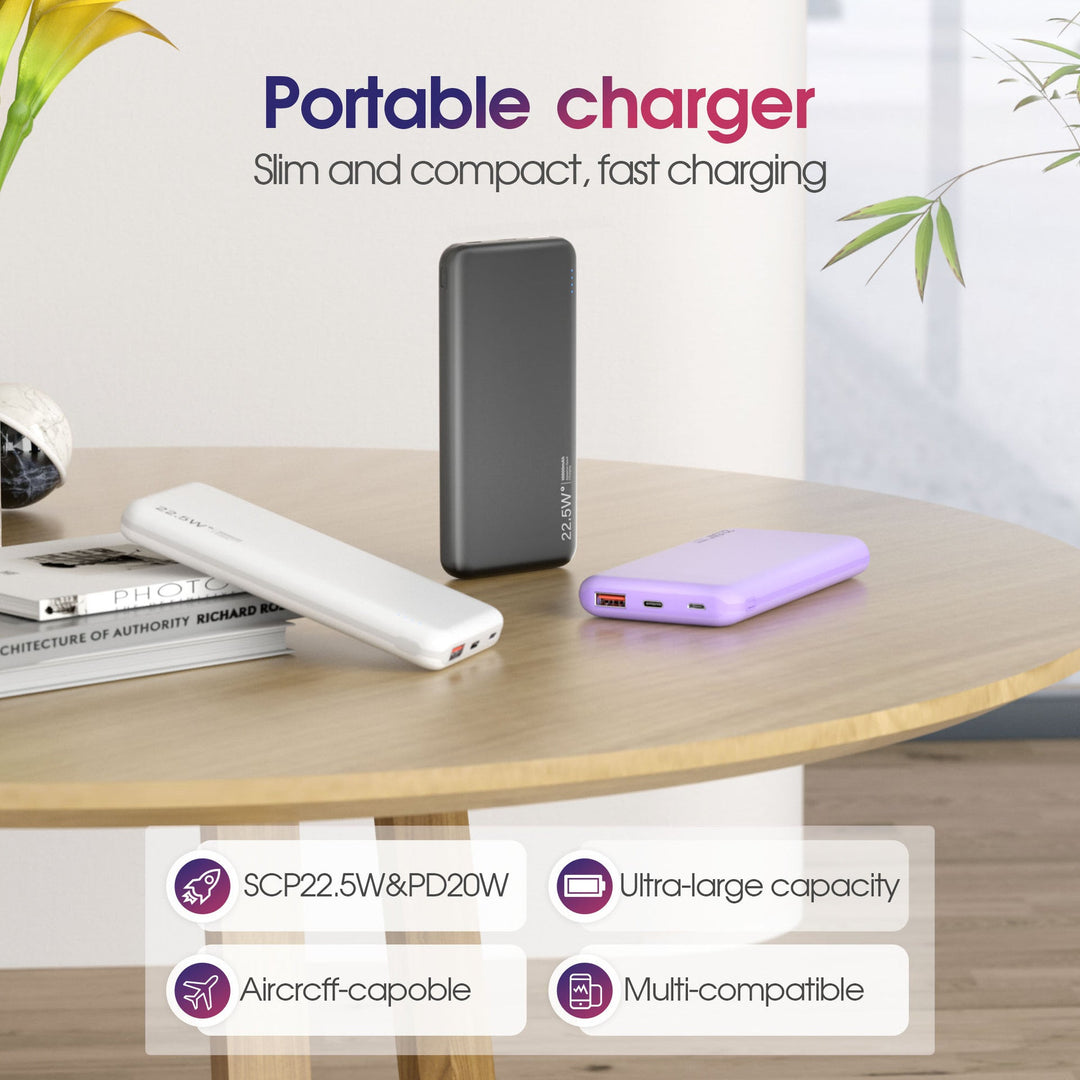 Portable power bank with fast charging and multiple charging ports Kalsten