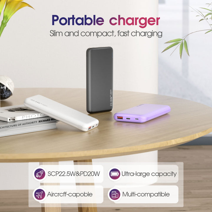 Portable charger with 22.5W fast charging function Kalsten