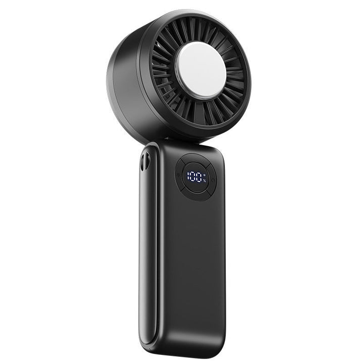 Women's portable hand fan with digital display and variable speed control Kalsten