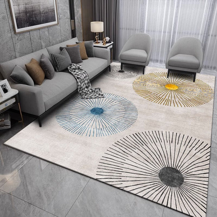Elegant Floral Pattern Area Rug Kalsten