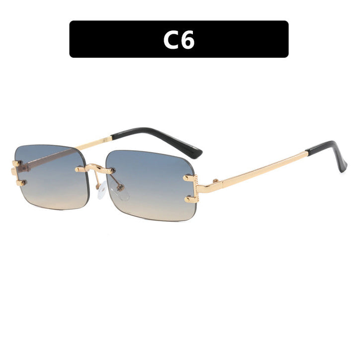Ladies square sunglasses with high-quality metal frame Kalsten