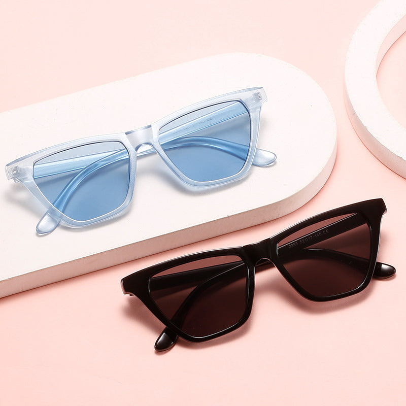 Women's Cat-Eye Sunglasses with Innovative Transparent Frame Kalsten