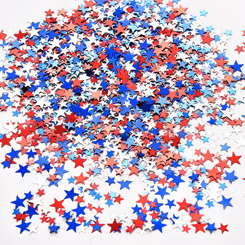 Unisex nan decorative star confetti made of high-quality metallic foil in mixed shapes and sizes Kalsten