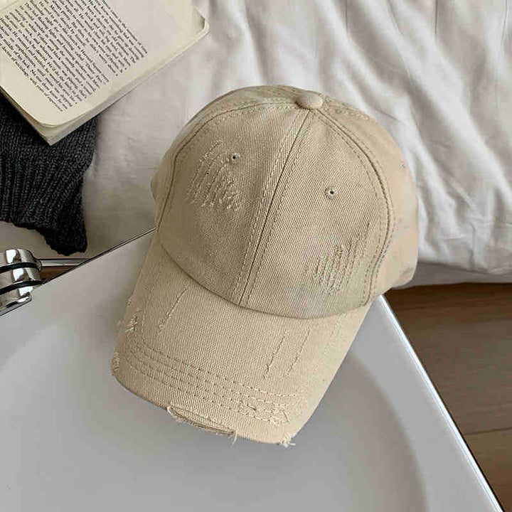 Women's Distressed Vintage-Style Baseball Cap Kalsten