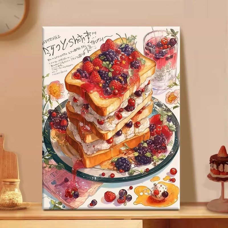 Gourmet Dessert-Themed Wall Art Kalsten