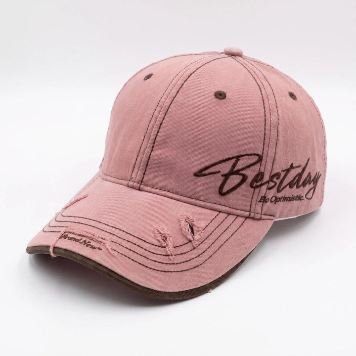 Men's Distressed Casual Cotton Baseball Cap Kalsten