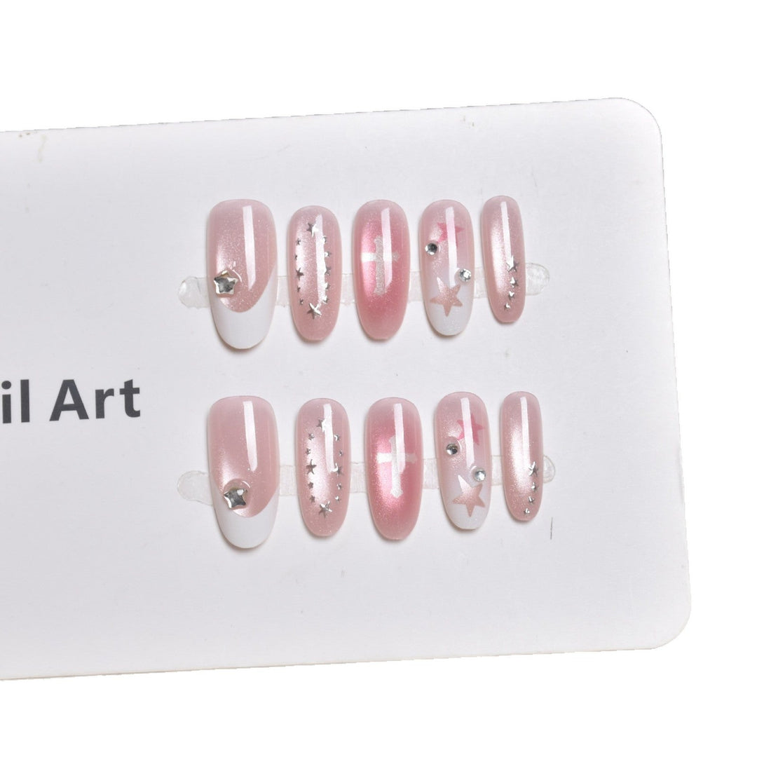 Decorative Ombre Press-On Nail Set Kalsten