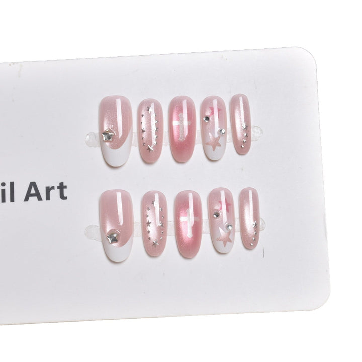 Decorative Ombre Press-On Nail Set Kalsten