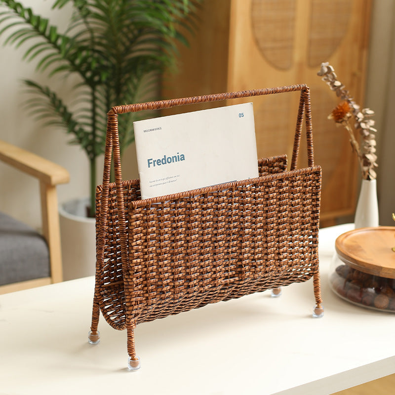 Unisex Handwoven Newspaper and Magazine Stand Kalsten