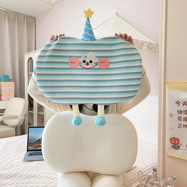 Plush pillow in cookie shape with cute face Kalsten