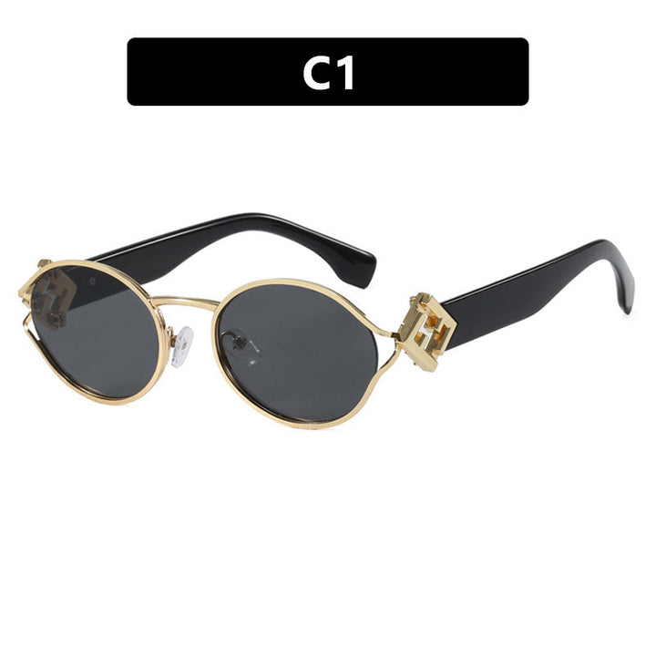 Ladies fashionable sunglasses with elegant metal frame and UV protection Kalsten