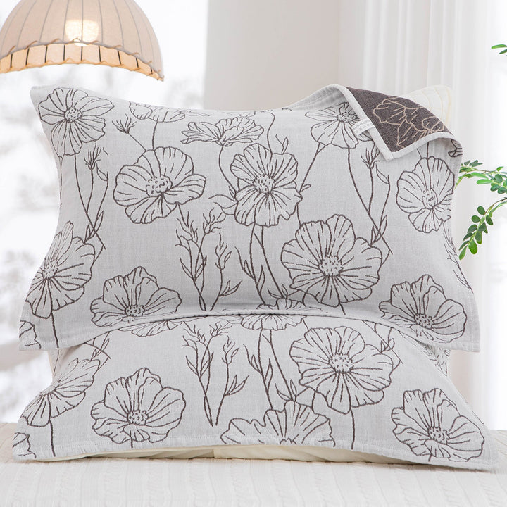 Women Decorative Pillow with Floral Pattern and High-Quality Cotton Kalsten