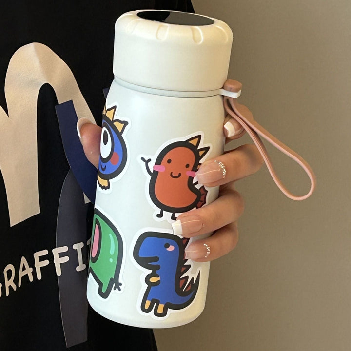 Ladies stylish water bottle with funny sticker motifs Kalsten