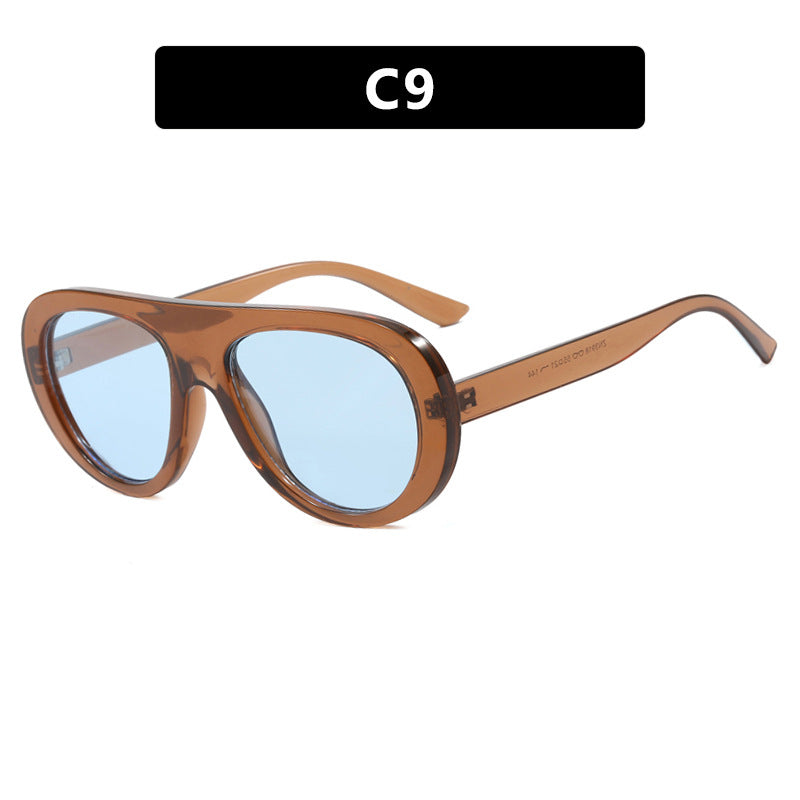 Women's stylish sunglasses with unique futuristic design Kalsten