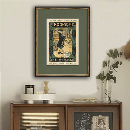 Vintage Bookstore Canned Artwork
