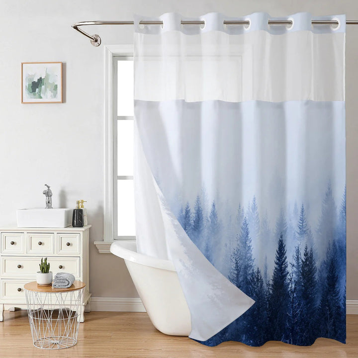 Artistic Floral Shower Curtain Kalsten