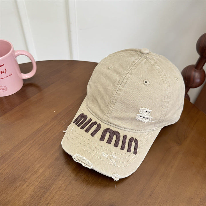 Women's Distressed Graphic Baseball Cap Kalsten