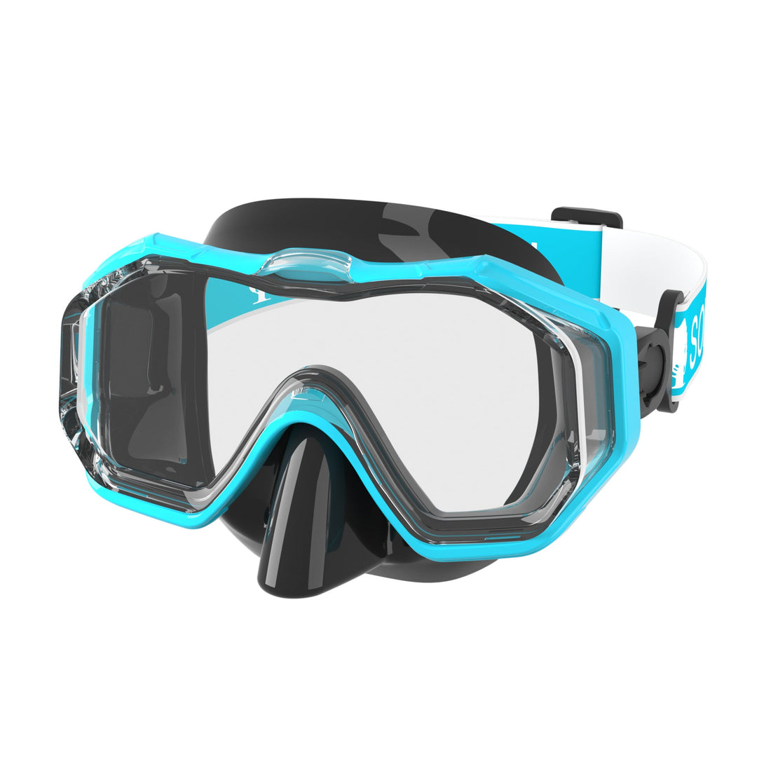 High-quality diving mask with flexible silicone rim and UV protection Kalsten