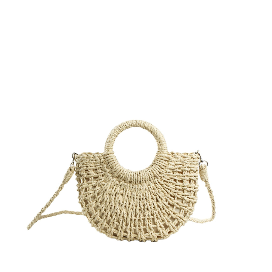 Beef Bast Handbag with Structured Design Kalsten
