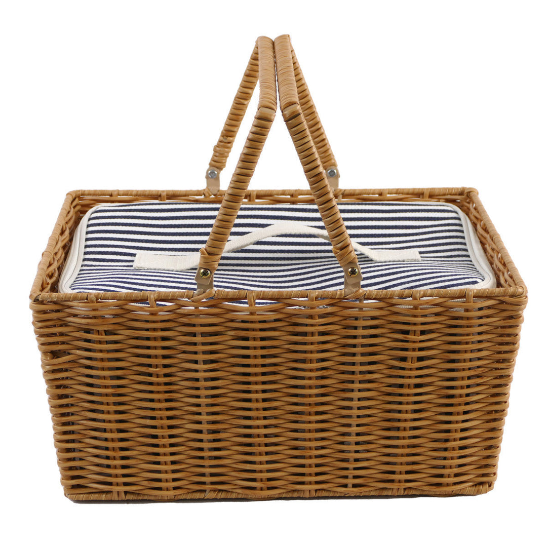 Ladies picnic basket with insulated inner pocket and durable lining Kalsten