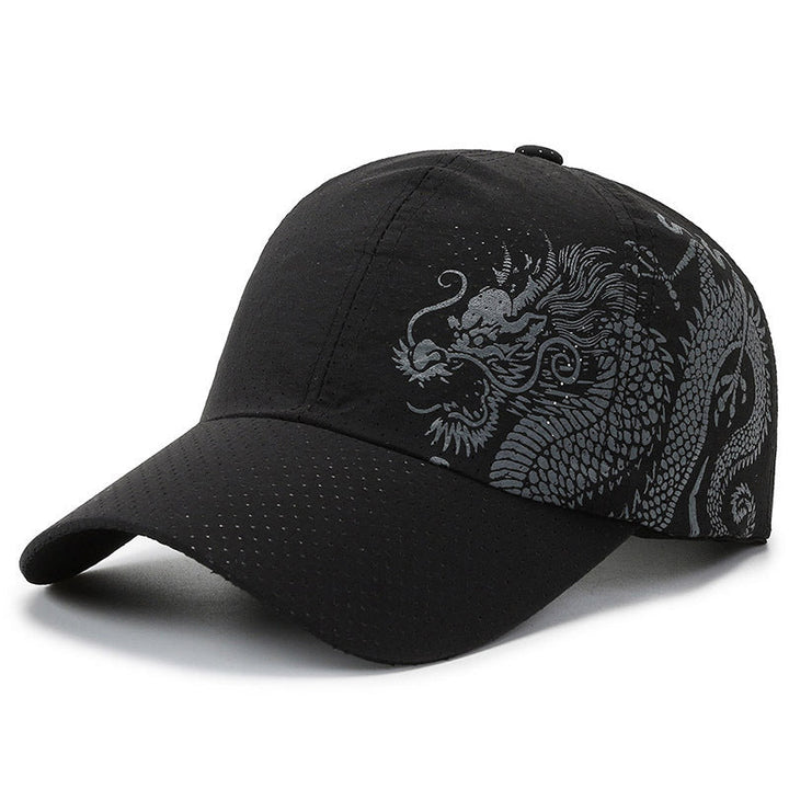 Men's Sports Cap with Dragon Pattern Kalsten