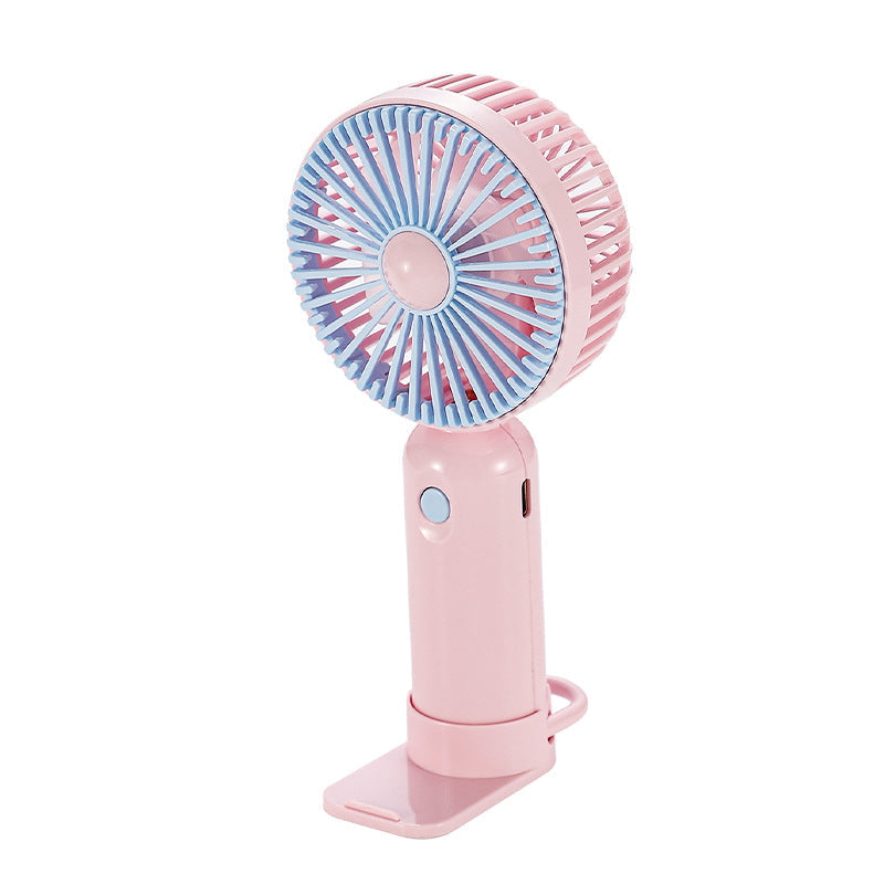 Unisex Portable Hand Fan with Flexible Stand Kalsten