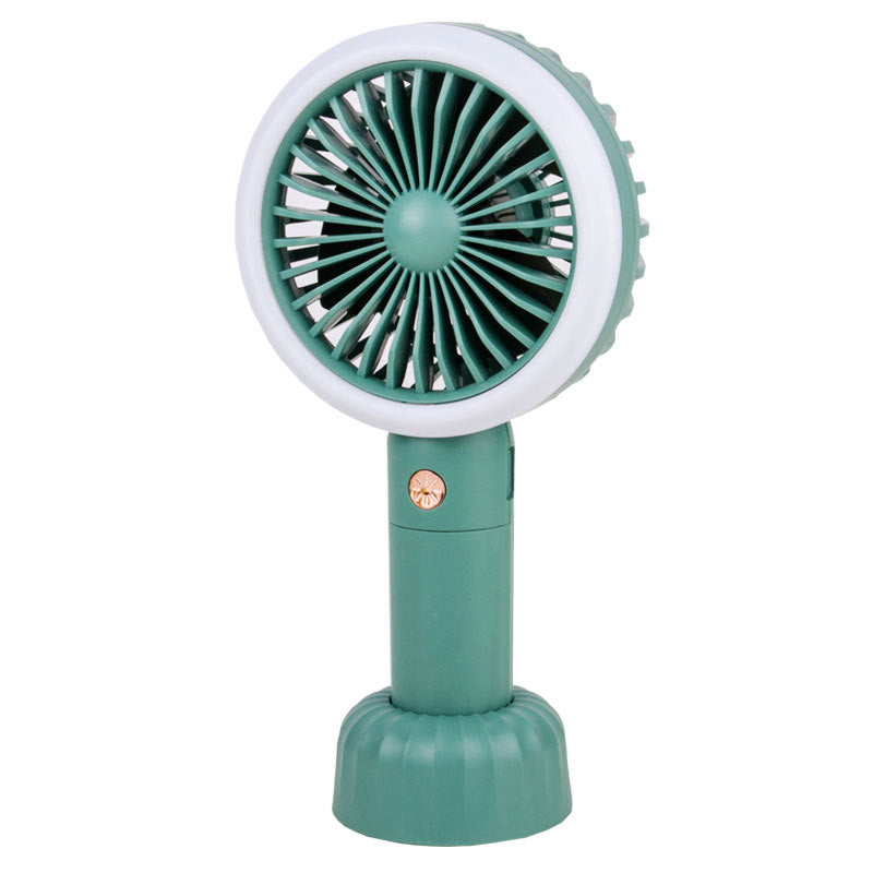 Women's portable hand fan with ergonomic handle and USB charging function Kalsten