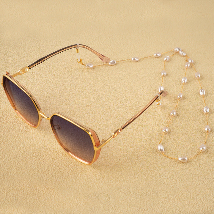 Pearl-Linked Eyewear Holder Kalsten