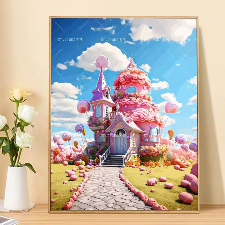 Whimsical Fantasy Landscape Art Canvas Kalsten