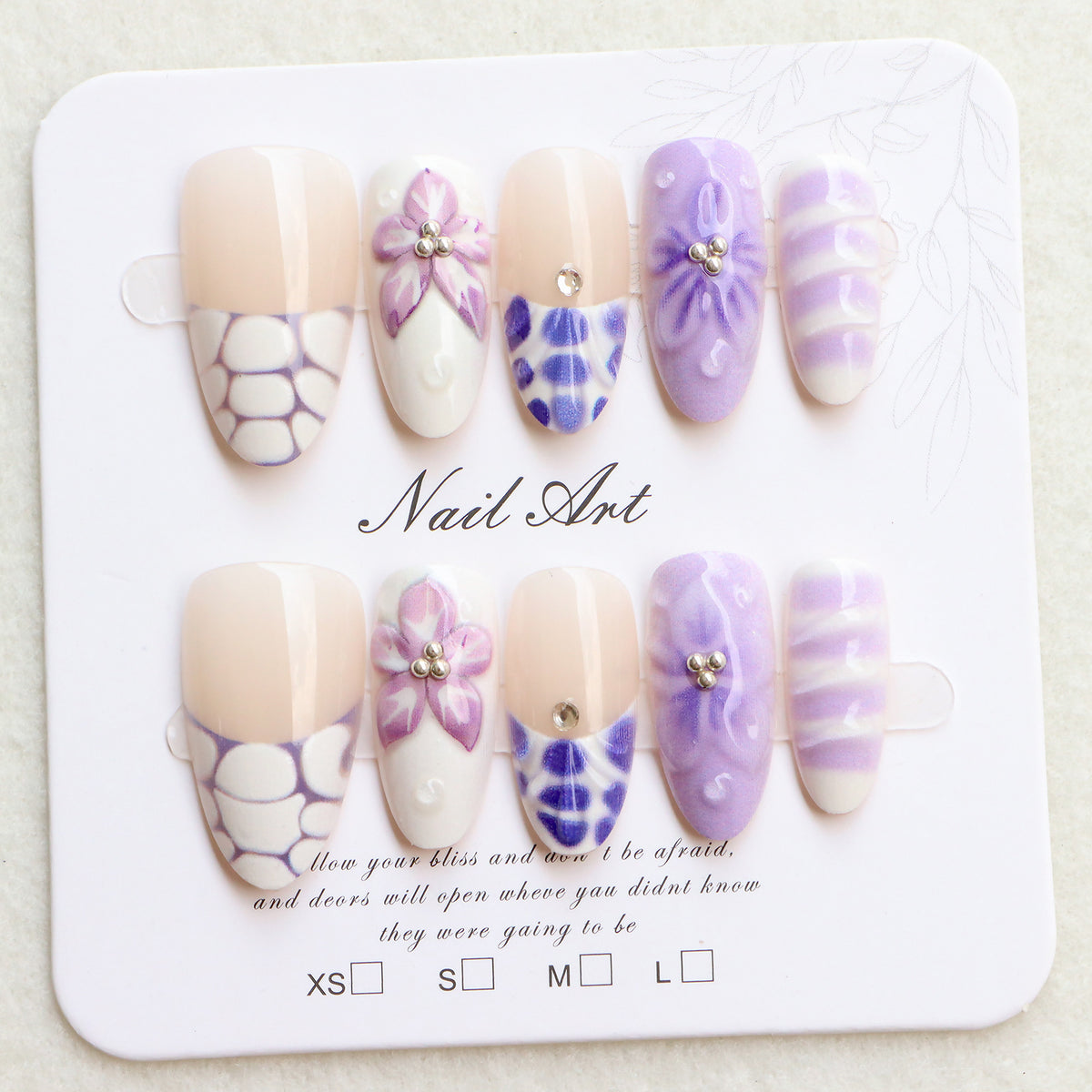 Artistic Press-On Nail Collection Acalora