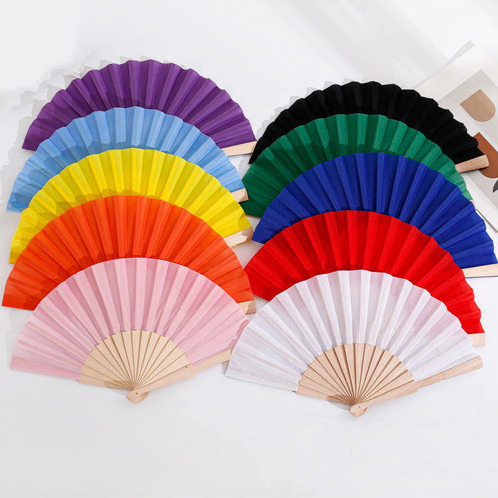 Women handmade fan made of breathable material with elegant design Kalsten