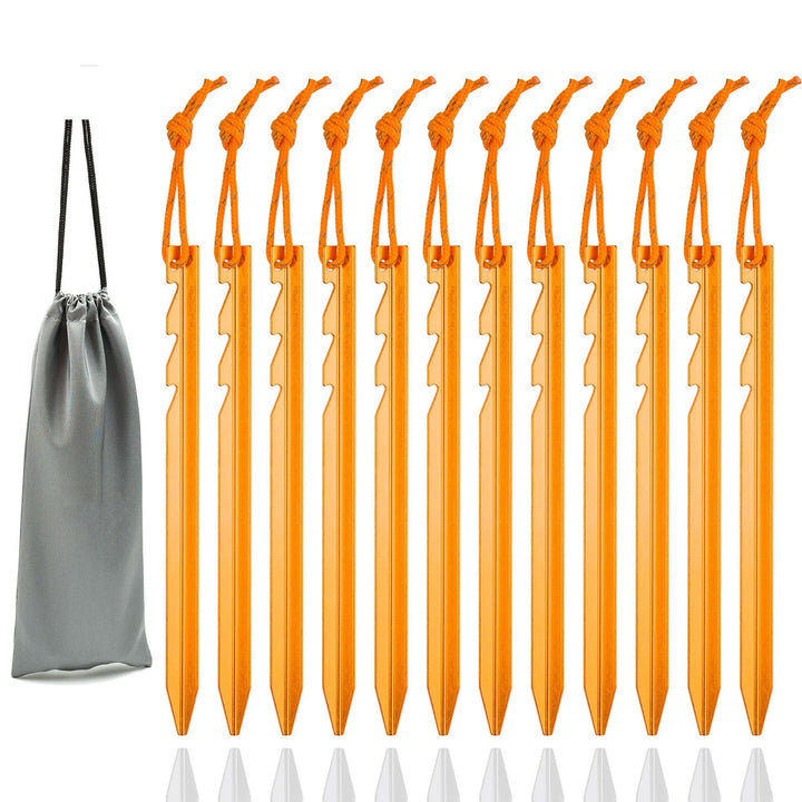 Unisex Aluminium Tent Pegs Set Kalsten