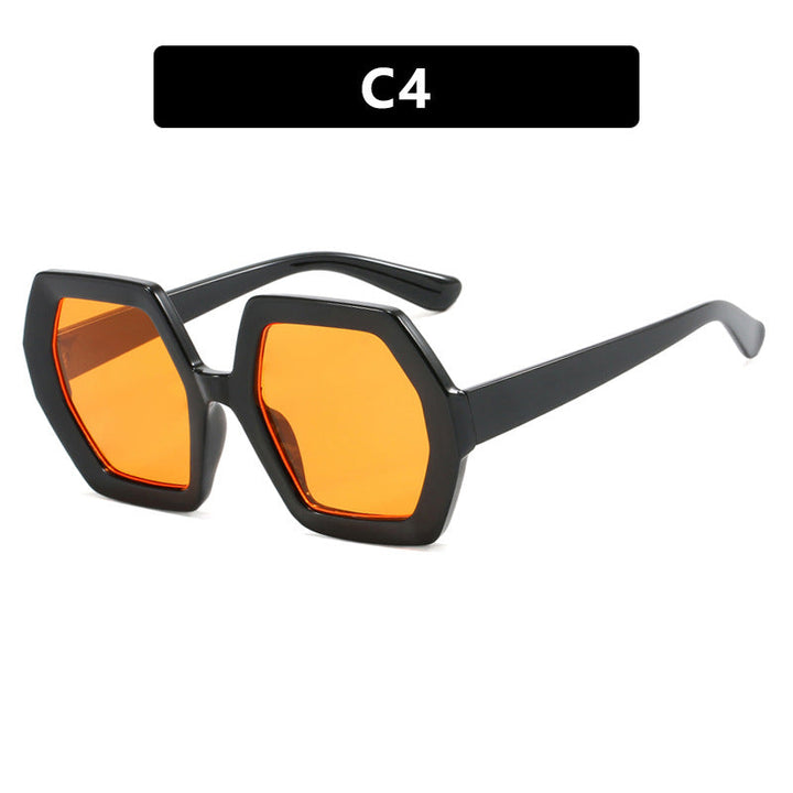 Women innovative hexagonal sunglasses Kalsten