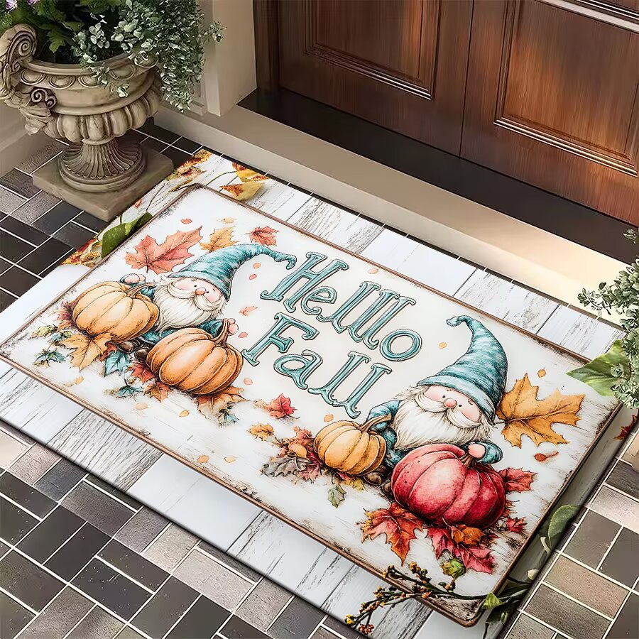 Festive Christmas Welcome Mat Acalora