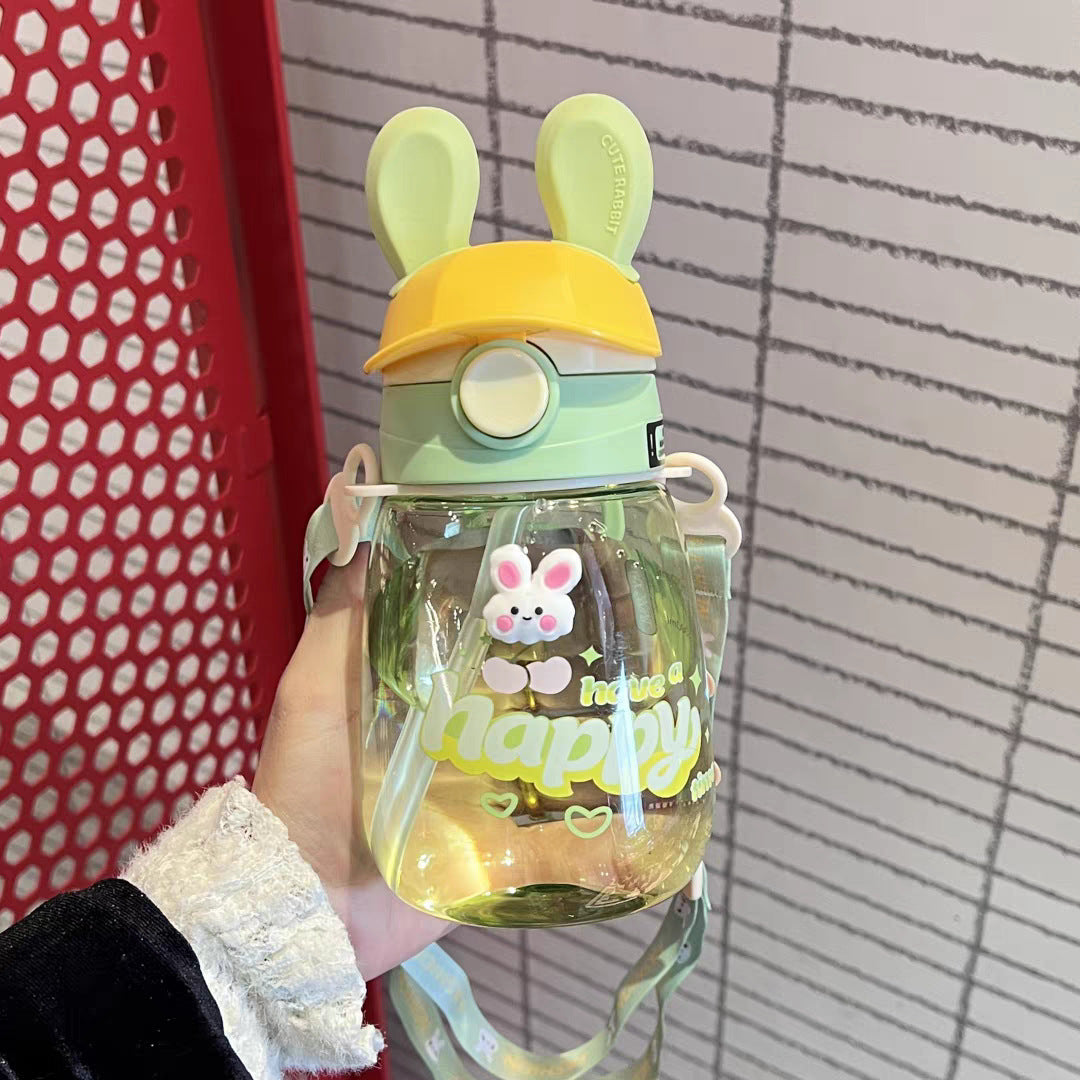 Ladies Stylish Water Bottle with Bunny Lid Kalsten