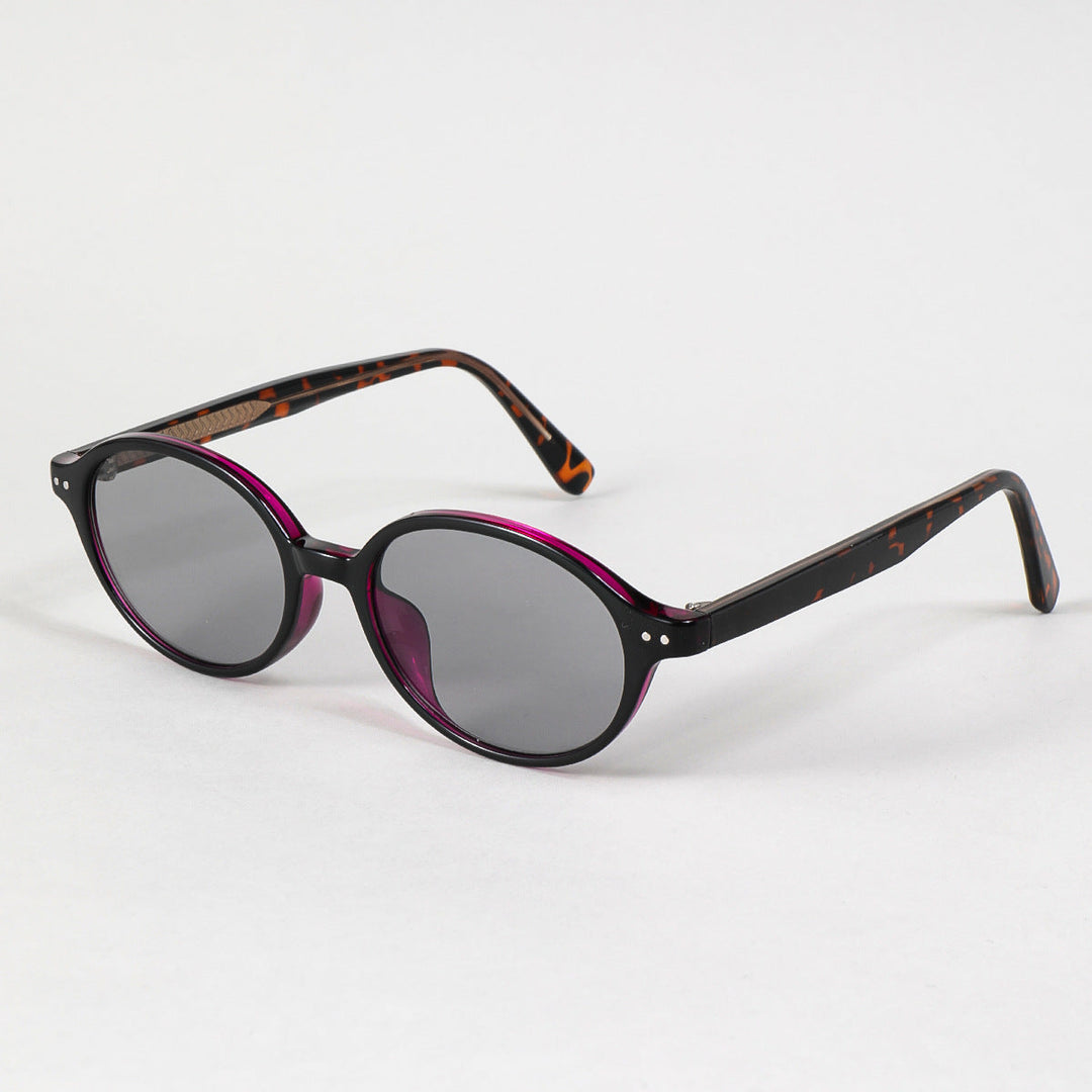 Women's fashionable retro-style sunglasses with brown lenses Kalsten
