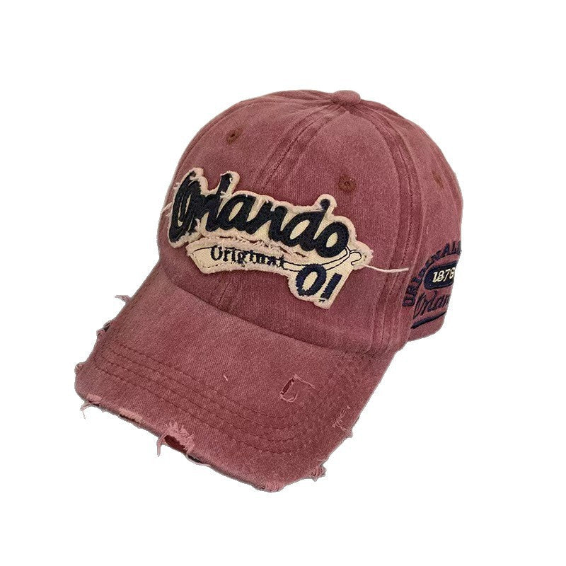 Unisex Distressed Vintage-Style Baseball Cap Kalsten