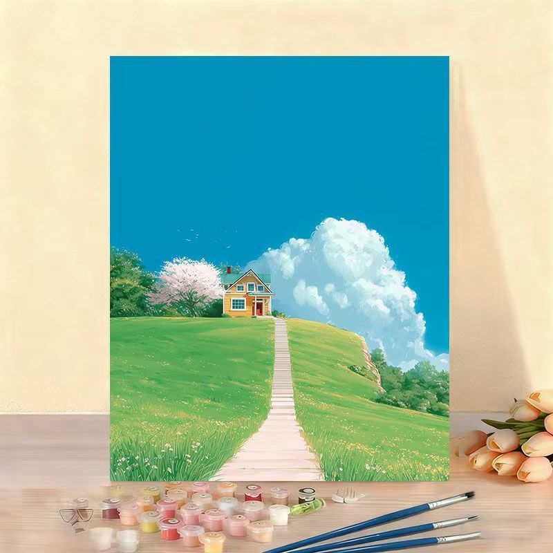 DIY Scenic Home Landscape Paint by Numbers Art Kit Kalsten