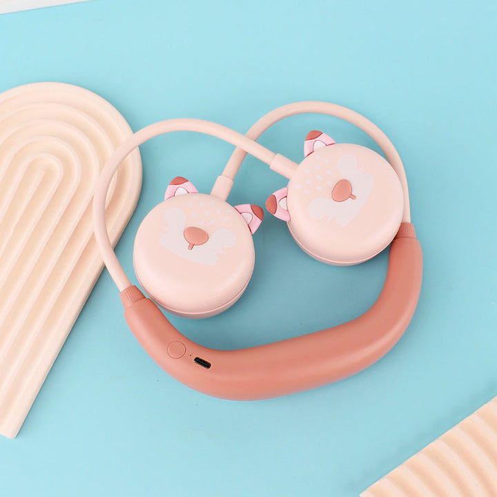Women child-friendly Bluetooth headphones with animal motif Kalsten