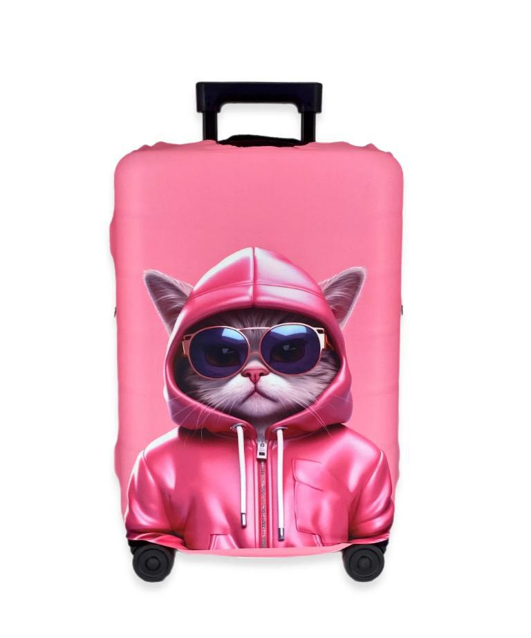 Unisex nan elastic suitcase cover with 3D dog design for trolley, stretchy and scratch-resistant Kalsten
