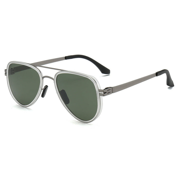Women Aviator Sunglasses with robust metal frame and polarized lenses Kalsten