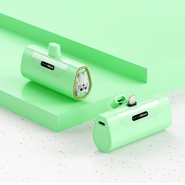 Funny power bank with integrated animal figure Kalsten