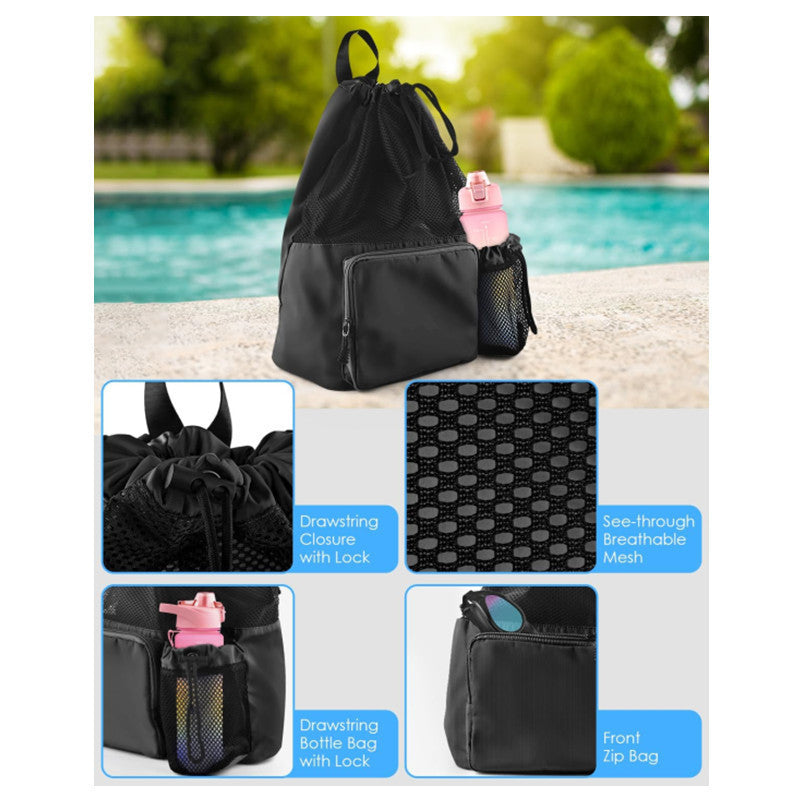 Sporty mesh backpack with insulated side pocket Kalsten